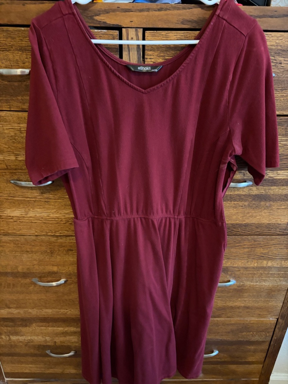 EShakti purple knit dress